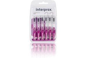 INTERPROX - Maxi 2.2 - Brossettes Interdentaires - Fibres en Tynex - Violet - Blister de 6 unités