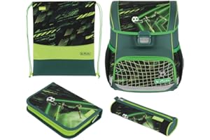 Herlitz Schulranzen Loop Plus Game Changer, befüllt, 1 Stück