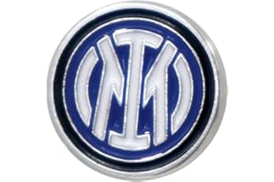 Inter Metal Badge with Official Logo, Hand Enameled, Made in Italy, APPAREL_PIN
