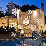 gohi King Navidad Copo de nieve luces para Indoor Outdoor lámpara de luz...