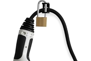‎EVIFY EVify Typ 2 Diebstahlschutz mit Schloss - Diebstahlsicherung für Ladekabel an der Wallbox, für Kabel bis 22 mm Durchmesser geeignet