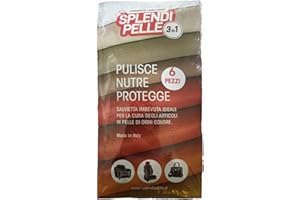 Ipershop Express SPLENDI Pelle 3in1 - Pulisce Nutre Protegge 6 salviette
