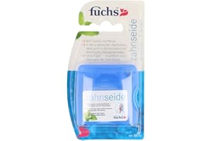LNOYUI Fuchs Zahnseide mint gewachst 50m, 3er Pack (3x 50m)