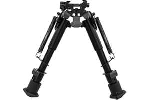 BEGADI 'Multi Purpose Sniper' Airsoft Zweibein/Bipod für 22mm Weaver Schienen, aus Alu, schwarz