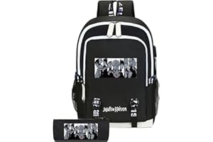 XSLGOGO Jujutsu Kaisen Backpack School Backpack Casual Backpack Anime Jujutsu Kaisen Itadori Yuji Gojo Satoru Fushiguro Megumi Ryomen Sukuna Laptop Backpack