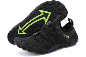 FELOVE Chaussures de Courir Plage Plongée Chaussures Surf Rock, Chaussures Snorkeling, Chaussures Pieds Nus, Pantoufles, Chaussures de Yoga pour Hommes et Femmes, Neopre éponge Sole Chaussures de Plage