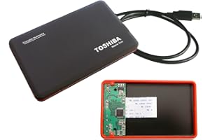 KALEA-INFORMATIQUE External USB enclosure for ZIF 1.8 40-wire TOSHIBA, SAMSUNG, HITACHI hard drives. USB3 5G link, with ZIF ribbon.