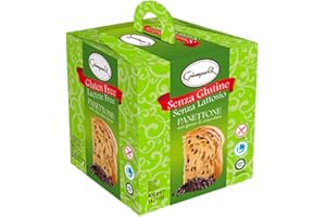 Giampaoli Panettone Senza Glutine Senza Lattosio Con Gocce Cioccolato, 400g