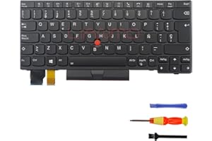 LIAN MO Teclado retroiluminado Compatible con Lenovo Thinkpad X13 Gen1/L13 Gen2/S2 Gen6/L13 Yoga Gen2 (España)