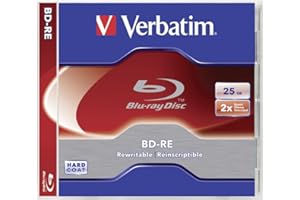 Verbatim Blu Ray BD-RE Single-Layer 25GB 1er Jewel Case Rohling