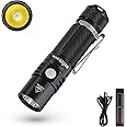 Sofirn SP10 Pro Led Torch, AA Torch with Anduril 2 UI, Small Keychain Flashlight with High Powered LED 90CRI, Max 900 Lumens, Pocket-Sized and Lightweight for EDC