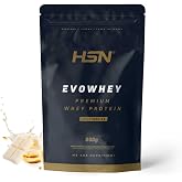 HSN Evowhey Protein - White Chocolate Peanut 500g | Whey Protein Concentrate from Grass Cows. Gluten and Soy Free. Does not i