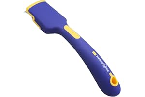 MANUFORE MANUFOR Grattoir à Peinture 1,5 Pouce avec Lame en Acier à Double Tranchant, Grattoir Universel avec Poignée Antidérapante, Grattoir de Sol Résistant pour Surface Rugueuse, Bois et Mur