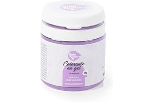 Past Kolor - Colorante Alimentario en Gel - Colorante de Alta Concentración y Pigmento de Calidad - Ideal para Repostería - 50G (Lila)