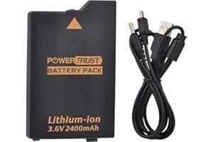 PowerTrust 2400mAh PSP-2000 PSP-3000 Battery for Sony PSP-2003 PSP-2001 PSP-2004 PSP-3003 PSP-3001 PSP-3004