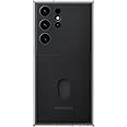 SAMSUNG Galaxy S23 Ultra Frame Phone Case, Dual Look Protective Cover w/ 2 Interchangeable Blackplates Including Clear and Card Slot Holder, US Version, EF-MS918CBEGUS, Black