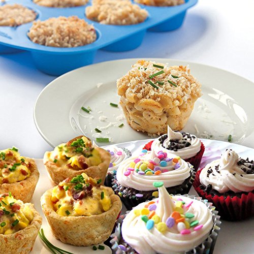 Ankway muffin backform Backform aus Silikon DIY Schokolade Cookies backen 12 Tassen & 24 Tassen - 7