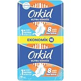 Orkid Ultra G&uuml;nd&uuml;z Hijyenik Ped Normal (Boy 1) Ekonomik Paket 16 Adet Ped
