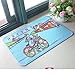 Produktbild DHG Matten-Bodenmatte/Fußmatte / absorbierende Öl-Absorptionskissen der Küche/Wasserdichte Badezimmer-Matte/der Balkon-Schiebetür-Garderoben-Bar-Auflage,J,50X80Cm (20X31Inch)