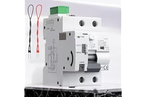 VL VILLORE Diferencial rearmable Tipo AC 40A 6Ka 2P 30ma diferencial auto rearmable con reconexión automática (Clase AC)