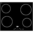 Beko 60 Cm Ceramic Built-In Electrıc Hob, Silver - Hic 64400 E, 1 Year Warranty