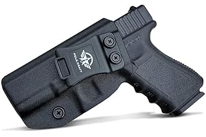 PoLe.Craft IWB Tactical KYDEX Gun Holster Custom Fits: Glock 19 19X 23 25 32 45 (Gen 3 4 5) CZ P10 Funda Pistola Case Inside Concealed Carry Holster Guns Accessories