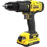 STANLEY, SCD718D2K-TR, 18V 2.0AH V20 Li-Ion, Dual Battery Powered, Coal, Hammer Drill