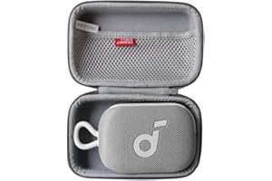 Hermitshell Anker Étui de transport rigide pour haut-parleur Bluetooth Soundcore Select 4 Go (étui uniquement) (gris)