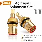 Pirin&ccedil; G&ouml;vdeli A&ccedil; Kapa Salmastra Seti, Sızdırmaz Conta, Kolay Montaj, 2 Adet