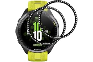 IQShield Panzer Schutz Glas für Garmin Forerunner 965, HD Klar Panzer Schutzfolie, 3D Runde Kante Displayschutzfolie, Touch Sensitive, Blasenfrei, Anti-Kratzen Panzerfolie - 2 Stück