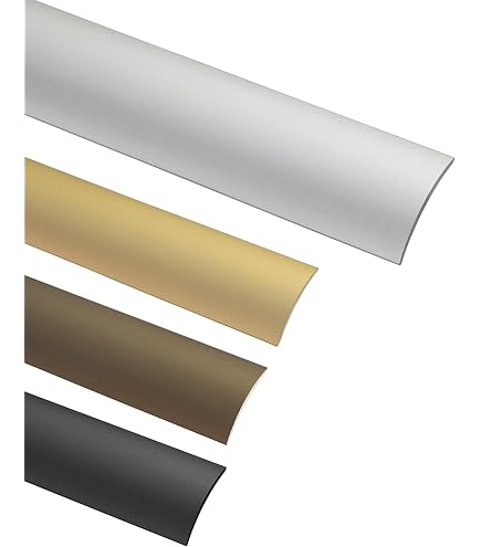 Produktbild von Alberts 424046 Flachstange – 1000x20x2mm, Selbstklebend, Aluminium Eloxiert – 6er Set