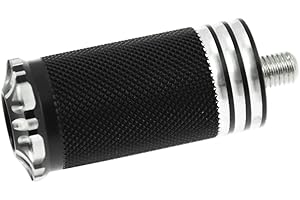 YHMTIVTU Levier de vitesse moleté antidérapant pour moto Harley Sportster Dyna Softtail Touring, noir