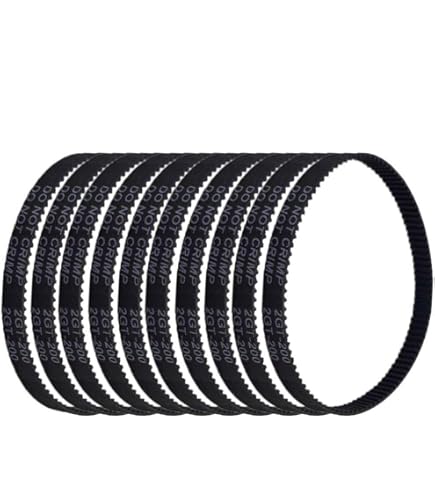 T2.5 Zahnriemen 180mm - Synchronriemen 8mm Breite Neopren Glasfaser