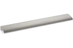 SOTECH Möbelgriff Blankett Alex Edelstahloptik gebürstet 300 mm Griffleisten zur Montage an der Frontinnenfläche
