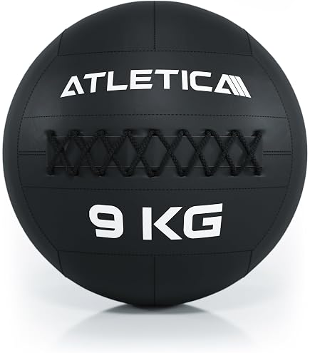 Wall Ball Médical VirtuFit - 7 Kg (et Autres Poids) - Surface Antidérapante - Pour CrossFit, Entraînement Fonctionnel