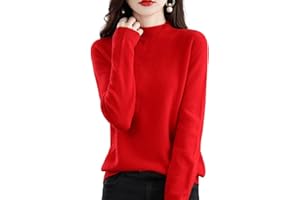 NEARFLYING Cashmere Sweaters for Women, 100% Cashmere Lightweight Long Sleeve Crew Neck Pullover Knit Jumpers