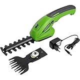 WORKPRO Forbici a Batteria 7,2V, Cesoia Elettrica a Batteria al Litio 1,5Ah, Larghezza di Taglio 90mm, Lunghezza di Taglio 12