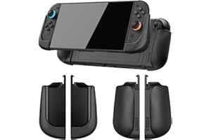 IFYOO NexGrip Ergonomic Grip Set for Nintendo Switch 2 Joycons, Grip Case Compatible with Joy Con 2 Controller, Compatible with Switch 2 Joycon, Switch 2 Accessories - Black