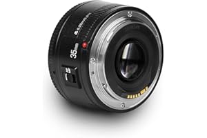Yongnuo YN35MM Canon – Objektiv für Reflexkamera (f/2.0 AF/MF), schwarz