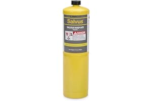 LAVATAP Salvus Map HTi Mapp Gas for Blowtorch Plumbing Blow Torch Bottle for Plumbers Soldering Mechanics Burns Hotter Than Propane (1)