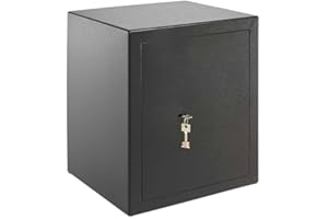 ‎BURG WÄCHTER Burg Wächter Möbeltresor mit Schlüssel, Home-Safe, Sicherheitsstufe B, Feuerschutz DIN 4102, VdS-geprüft, ECB-S zertifiziert, 45,3 l, 49 kg, H 240 S, Schwarz, 45,3 Liter