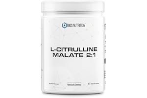 ‎BIOS NUTRITION L-Citrullin Malat Pulver 2:1 – 500gr – perfekt vor dem Sport – vegan, hochdosiert, ohne Zusätze – BIOS Nutrition (Made in Germany)
