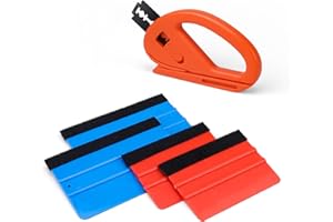 Espatula Vinilo, DIYCUT Kit Herramientas para la Instalación de Vinilos, Rasqueta Vinilo con Cortador de Película Fácil de Usar, Herramientas Vinilo para Carrocerías, Muebles, Películas de Vidrio