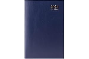 MantraRaj 2024 Diary A4 A5 A6 Week to View And Day A Page Diary With Half Saturday And Sunday Page Diaries Organiser For Student Teacher Home Office Business (A5 Day A Page, Blue)
