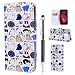 Produktbild Leder Handyhülle für Xiaomi Redmi Note 4 Hülle, Handytasche Leder Flip Case für Xiaomi Note 4, Schutzhülle Elegant Bunt Muster Schön Design für Xiaomi Redmi Note 4, ZCRO Lederhülle Tasche Brieftasche Geldbörse PU Leder Handy Hüllen Wallet Flip Cover Etui Ledertasche mit Standfunktion Kartenfach Magnetverschluss Ultra Dünn Silikon Bumper Case Schale Glitzer Stift für Xiaomi Redmi Note 4 (Niedlich Katzen)