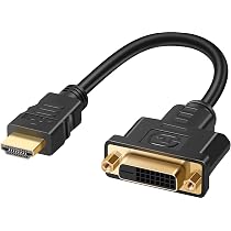 Cavo HDMI-DVI Bidirezionale Ticenpe 1.8m – Full HD 1080P Con Connettori Placcati Oro - 5