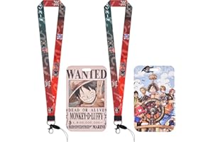 LGQHCE One Piece Lanyard con Porta Carte, 2PCS One Piece Cordino Lanyard con Porta Badge ID Holders with Coin Purse Lanyard Adatto Titolare della Carta Lanyard Portacarte per Tessere e Chiavi(A)