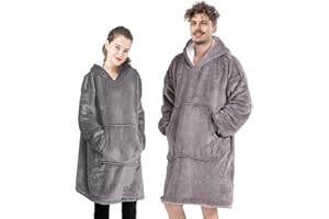 cotton yangda Sweat à Capuche Super Dalian, Veste à Capuche Double Face Super Confortable et épaisse avec de Grandes Poches, Convient aux Hommes et aux Femmes Adultes