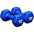 METIS Neoprene Hex Dumbbells | Essential Home & Gym Workouts with Colour-Coded Weights – Available in 17 Weight Options