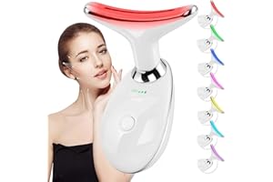 ESHOMEY Gesichtsmassagegerät Gegen Falten,Gesicht Schönheit Gerät mit 3 Modi,45℃ V Face Beauty Meter Gesichtsgerät für Hautstraffung & Lifting EMS Gesichtsmassage für Damen Herren V Shape Face Gerät (Weiß)